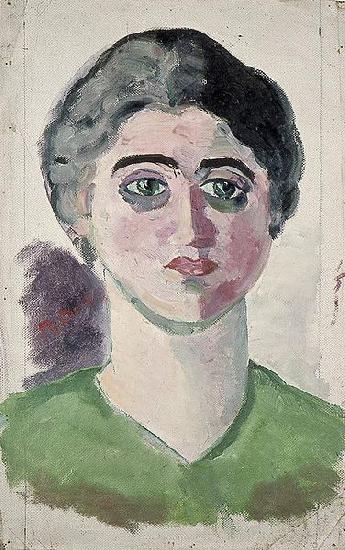 Theo van Doesburg Portrait of Lena Milius oil painting picture